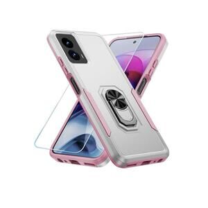 Compatible with Motorola Moto G Power 5G 2024 Case with HD Screen Protector M55